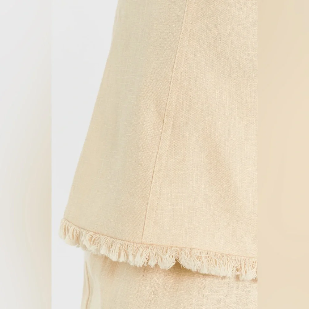 DISSH Pale Yellow Strapless Bustier Top - Picture 7 of 12